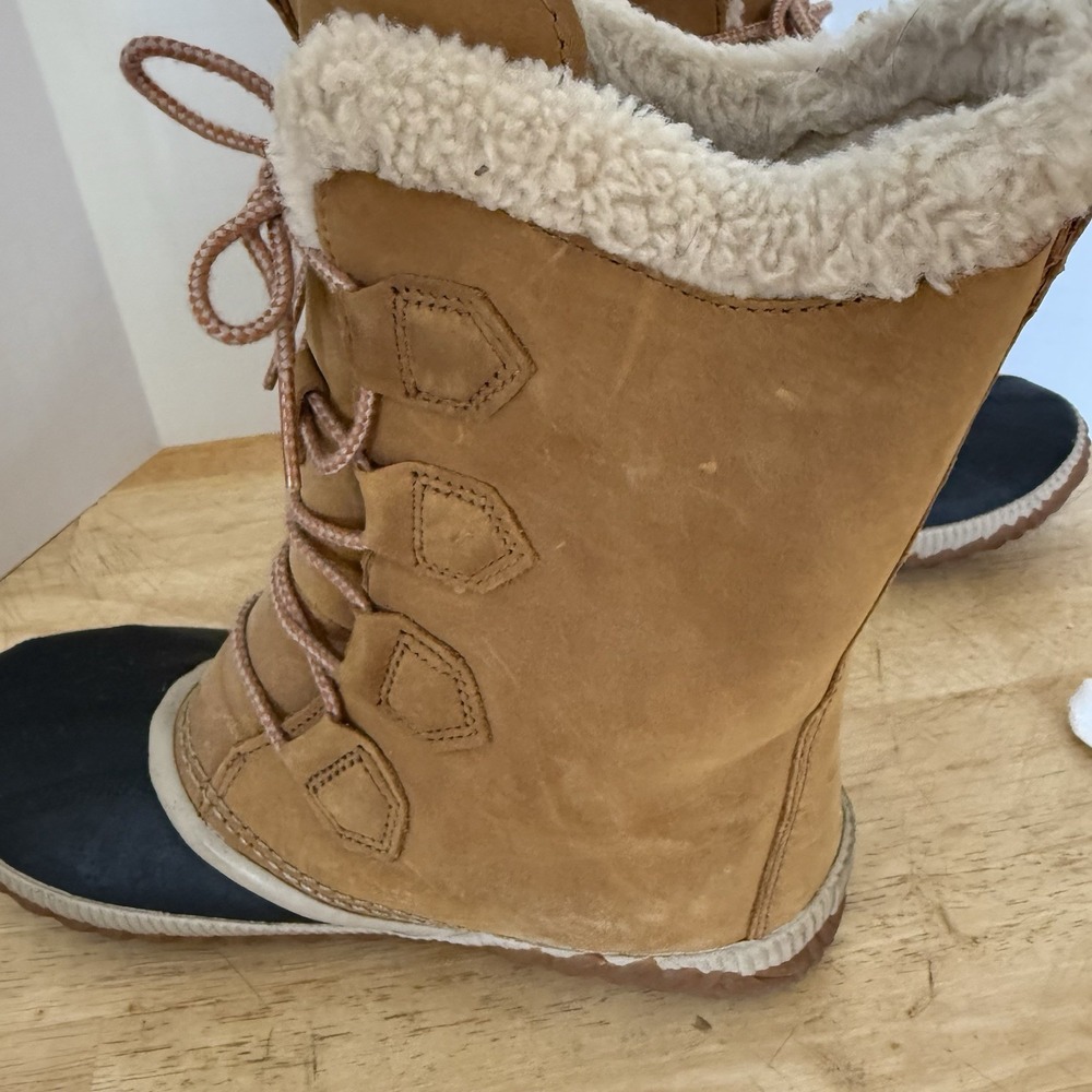 SOREL Out N About Plus Tall Waterproof Boot Elk Brown Size 8.5 Retail $180 - Picture 10 of 16